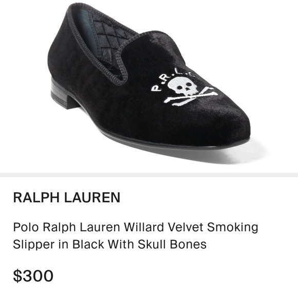 ralph lauren smoking slippers
